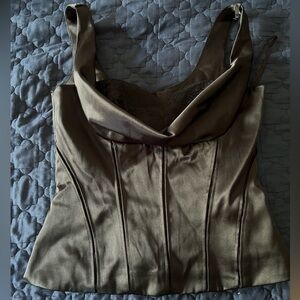 white house black market women's black corset